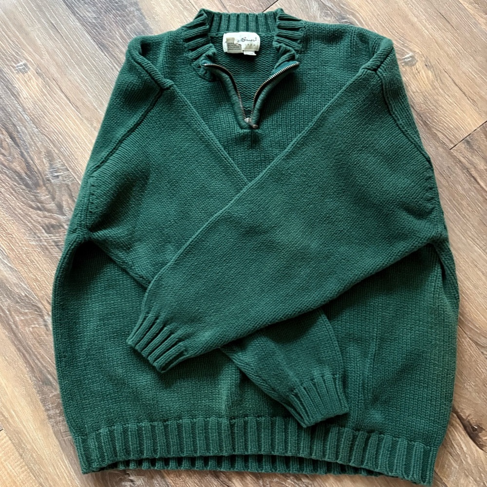 VINTAGE EDDIE BAUER QUARTER ZIP XL